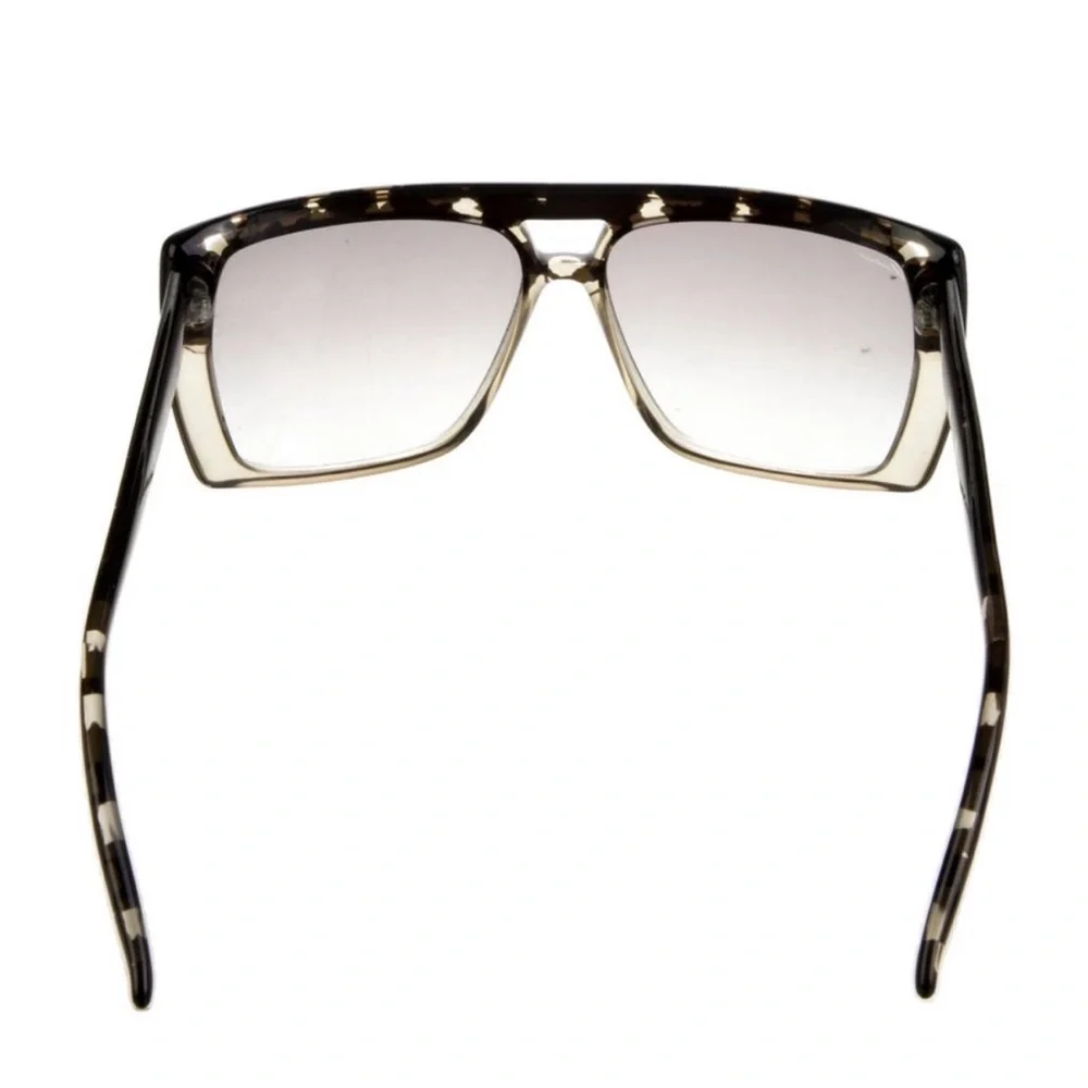 Gucci Tortoiseshell Brown and Black Oversized Shield Sunglasses - Picture 2 of 7